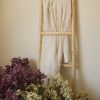 Rustic Pine Wood Decorative Ladder