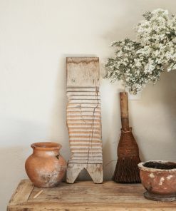Vintage Chinese Wood Washboard