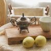Vintage Reclaimed Elm Wood Riser - Rustic Display Stand