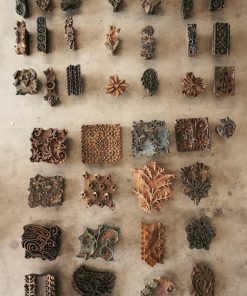 Vintage Wooden Textile Stamp