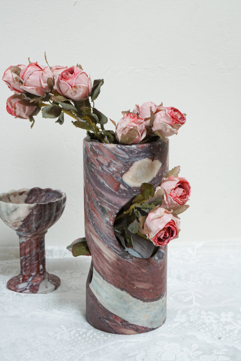 Calacatta Viola Portal Marble Vase - Image 2