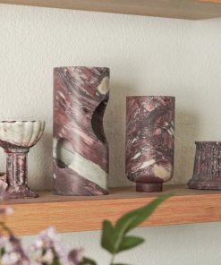 Calacatta Viola Chalice Vase