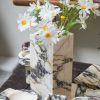 Italian Calacatta Viola Marble Portico Vase