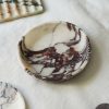 Calacatta Viola Marble Round Bowl Small
