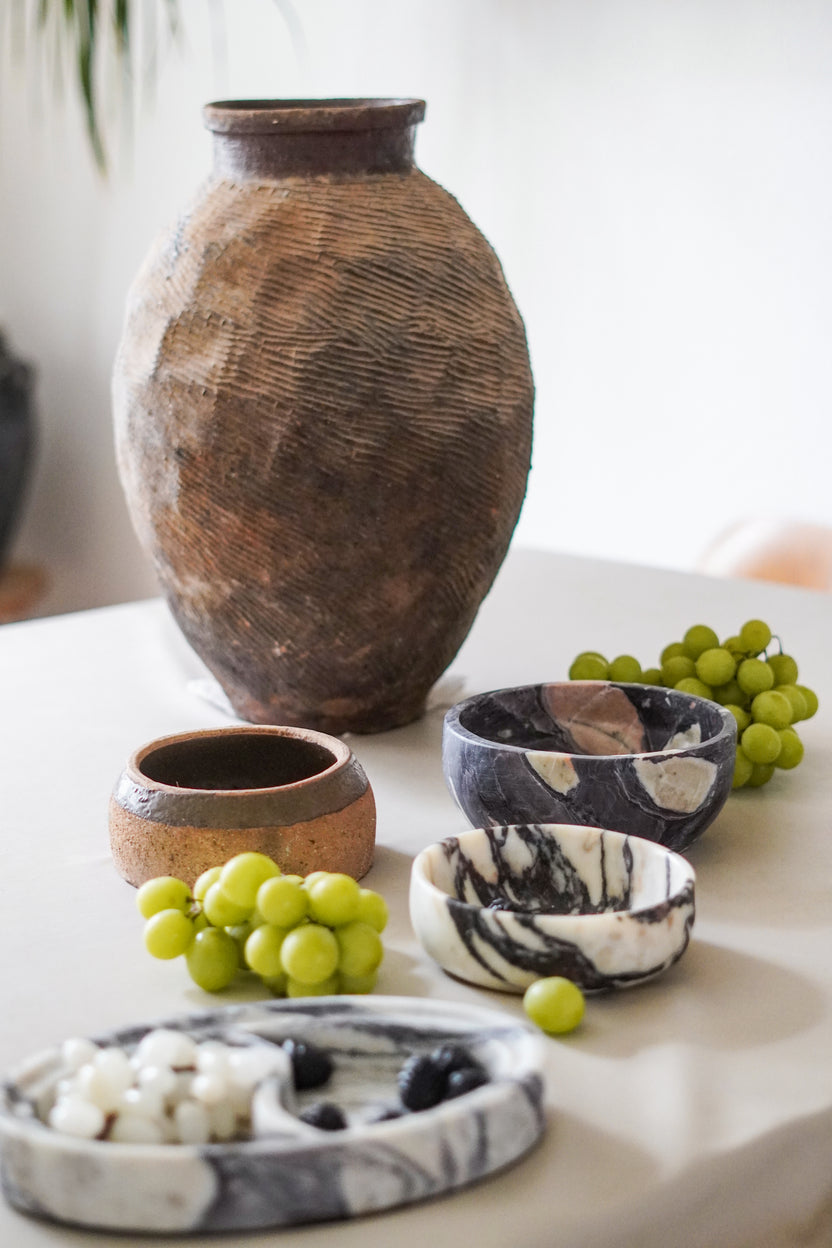 Italian Calacatta Viola Marble Bowl Medium - Image 2