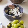 Italian Calacatta Viola Marble Bowl Large
