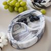 Italian Calacatta Viola Marble Divided Tray