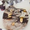 Italian Calacatta Viola Marble Palette Tray