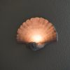 Natural Sandstone Seashell Wall Sconce