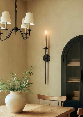 Large Metal Candle Sconce